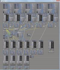 Moving screens, stage patch, total view