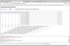 Web API Demo program mode