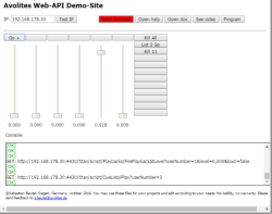 Web API Demo example mode